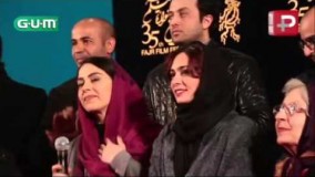 16-مصطفی زمانی و پگاه آهنگرانی روی فرش قرمز دخترانه ترین فیلم سال