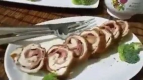 آشپزی با مرغ- تهیه کوردن بلو- لذیذ