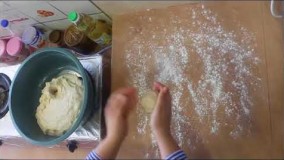 تهیه نان-آموزش روش پخت نان لواش خانگی. ترد و خوشمزه