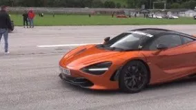 DRAG RACE Mclaren 720S vs Mclaren P1 & other supercars!