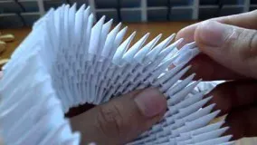 How to make a 3D Origami Swan #1