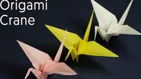 Origami Crane - Kids Origami Paper Crane Craft Tutorial