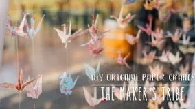 DIY ORIGAMI cPAPER CRANES