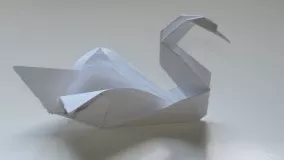 Origami Swan Easy Instructions. (Full HD)