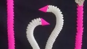 3d origami swan || showpiece