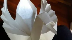 Origami Schwan swan cygne cigno Faltanleitung