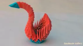 How to make a 3D Papger Swan Easy Tutorial