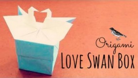 Love Swan Box Origami Instructions (Tadashi Mori)