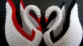 3d origami swan tutorial |  DIY Paper Crafts Swan