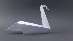 Origami easy Swan