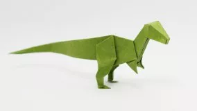 Origami Velociraptor (Jo Nakashima) - Dinosaur #6