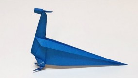 Easy Origami Dragon Tutorial How to Make a Paper Dragon for Kids with One Piece of Paper