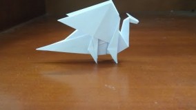 origami dragon - how to make moutain dragon