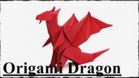 How to Make a Paper Dragon That can Fly Easy | Origami Dragon