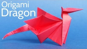 Easy Origami Dragon Tutorial - Steurigami Dragon!