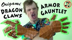 Origami Gauntlet Part 1: Dragon Claws