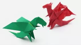 Origami Chibi Dragon (Jo Nakashima)