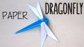 How to fold a Paper Dragonfly | Origami Dragonfly | Easy Origami