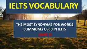 SYNONYMS FOR WORDS COMMONLY USED IN IELTS PART 2| IELTS Vocabulary band 8