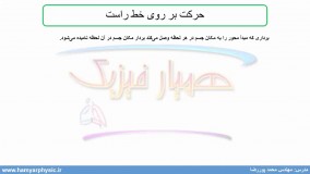 جلسه 4 فیزیک دوازدهم- حرکت بر روی خط راست- مدرس محمد پوررضا
