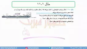 جلسه 34 فیزیک دوازدهم-حرکت با شتاب ثابت2 حل مثال 11 و تمرین 8- مدرس محمد پوررضا