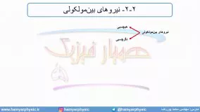 جلسه 54 فیزیک دهم - نیروهای بین مولکولی 1 - مدرس محمد پوررضا