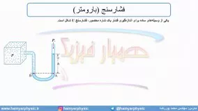 جلسه 75 فیزیک دهم - فشار در شاره‌ها 7 و مانومتر - مدرس محمد پوررضا