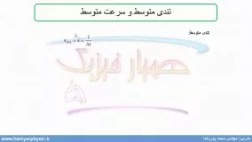 جلسه 24 فیزیک نظام قدیم - حرکت شناسی 2 و سرعت متوسط و تندی متوسط - مدرس  محمد پوررضا