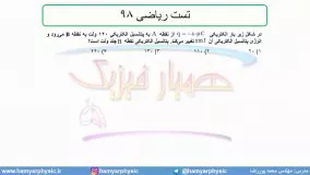 جلسه 64 فیزیک یازدهم - پتانسیل الکتریکی 12 و تست ریاضی 98 - مدرس محمد پوررضا