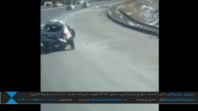 حرکت 206 تصادفی بصورت معجزه وار!!!