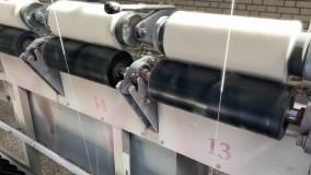 درام شیاردار در خط تولید نخ اکریلیک