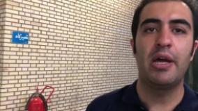 اطفا حریق در سالن نخ اکریلیک