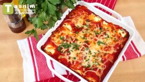 پخت ساده لازانیا | فیلم آشپزی