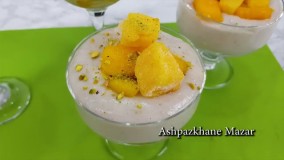 فرنی کیله دار (موز دار) مخصوص ماه مبارک رمضان | فیلم آشپزی