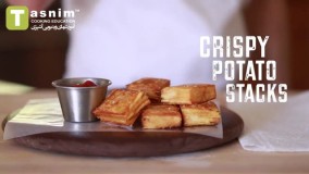 سیب زمینی مکعبی با سس | فیلم آشپزی