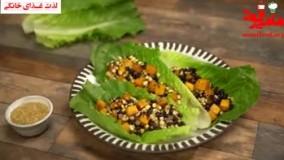 سالاد ذرت و لوبیا