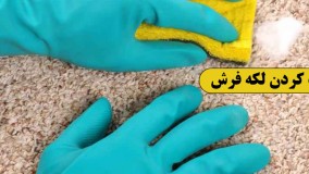 از بین بردن لکه از فرش ماشینی
