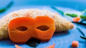 تزیین راویولی ترد به شکل دلقک | فیلم آشپزی