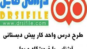 دانلود طرح درس واحد کار آشنایی با فروشگاه و پول پیش دبستانی