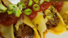 پاستا صدفی شکم پر | فیلم آشپزی