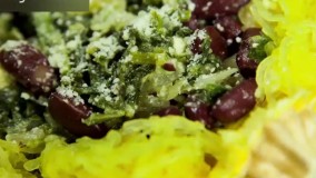 اسپاگتی کدو و لوبیا قرمز | فیلم آشپزی