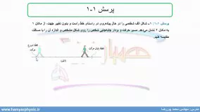 جلسه 2 فیزیک دوازدهم- شناخت حرکت 2 - مدرس محمد پوررضا