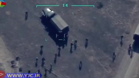 تصاویر جدید جمهوری آذربایجان از لحظه هدف قرار دادن ده‌ها سرباز ارمنستانی