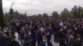 حضور علاقه‌مندان به استاد شجریان در توس