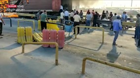 تریلر حامل بار به مقصد قشم در آتش سوخت