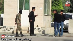 دوربین مخفی ایرانی خنده دار ؛
 دستگیری فرد مبتلا به کرونا