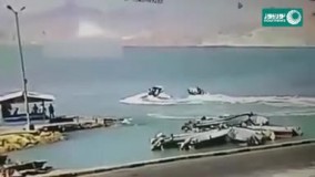 لحظه شهادت سروان سالارپور از پرسنل دریایی قشم