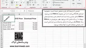 آموزش Excel 2019 - بخش اول از هشتم : کار با بانکهای اطلاعاتی