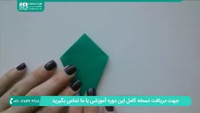 آموزش ساخت اوریگامی گل آفتابگردان در کمترین زمان ممکن