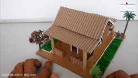 کاردستی برای کودکان ؛  خانه کارتنی برای عروسک ها